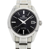 【6wid0252】セイコー グランドセイコー ヘリテージコレクション メカニカルハイビート36000 SBGH205/9S85-00A0 黒文字盤【中古】腕時計 メンズ