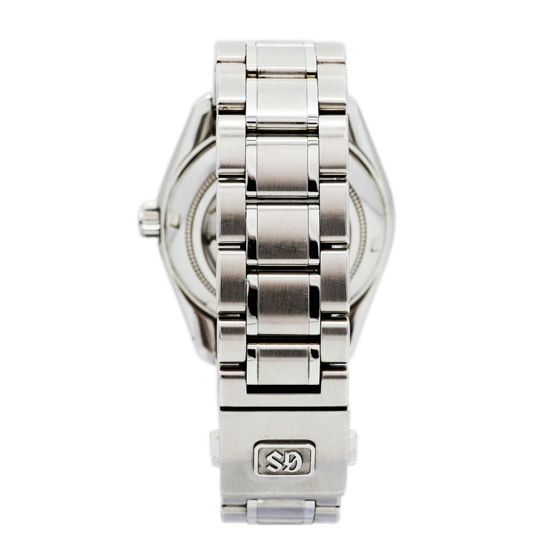 【6wid0252】セイコー グランドセイコー ヘリテージコレクション メカニカルハイビート36000 SBGH205/9S85-00A0 黒文字盤【中古】腕時計 メンズ