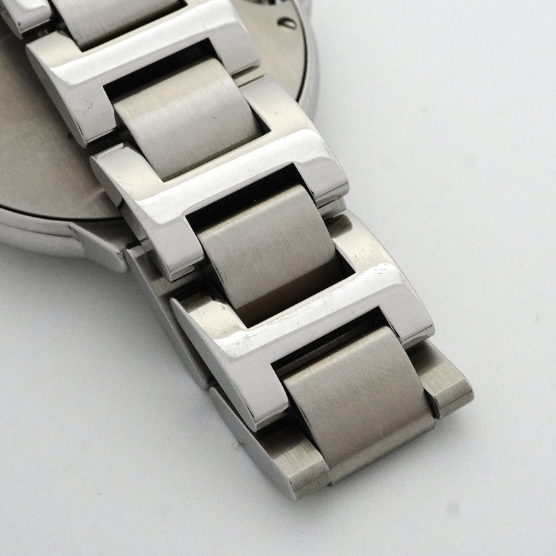 【6wid0254】カルティエ バロンブルー WSBB0044 シルバー文字盤【中古】腕時計 レディース