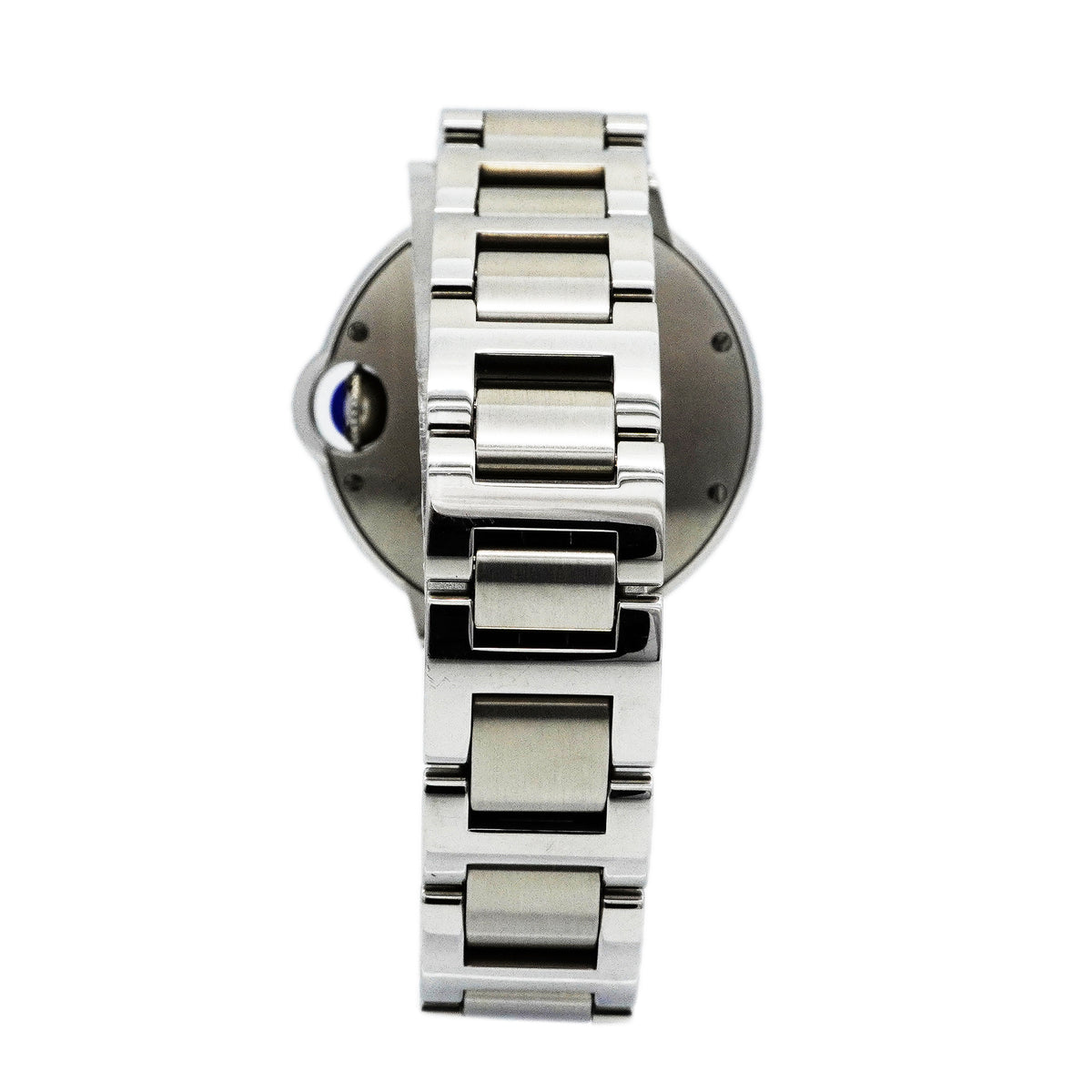 【6wid0254】カルティエ バロンブルー WSBB0044 シルバー文字盤【中古】腕時計 レディース