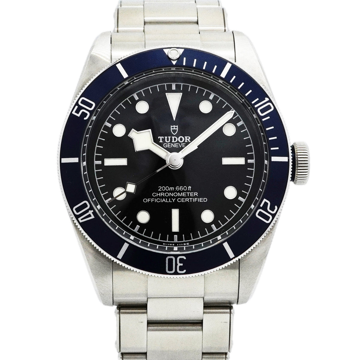 【6wid0255】チュードル ヘリテージ ブラックベイ 79230B 黒文字盤【中古】腕時計 メンズ