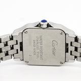 【6wid0258】カルティエ サントス ドゥモワゼル SM W25064Z5 アイボリー文字盤【中古】腕時計 レディース