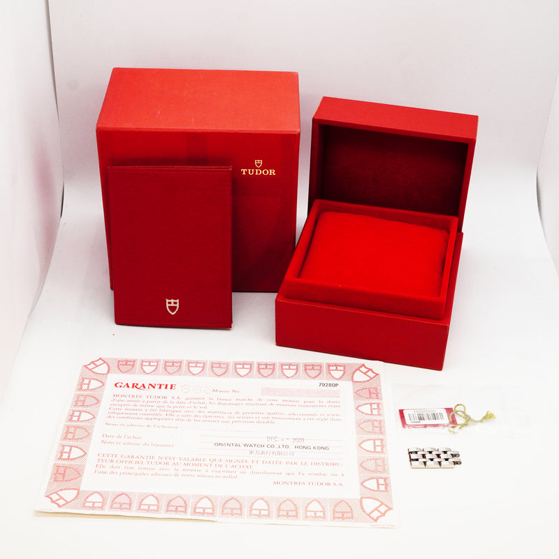 【6wid0260】チュードル プリンスデイト クロノタイム 79280P シルバー文字盤【中古】腕時計 メンズ