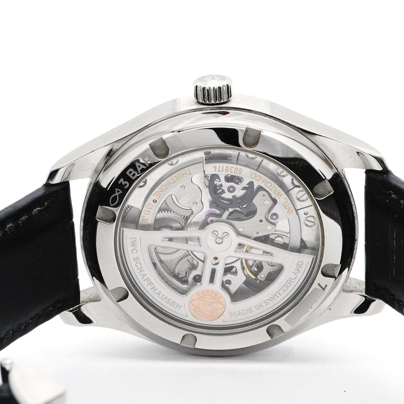 【6wid0269】IWC アイダブリューシー シャフハウゼン ポルトギーゼ オートマティック 40 IW358304 シルバー文字盤【中古】腕時計 メンズ
