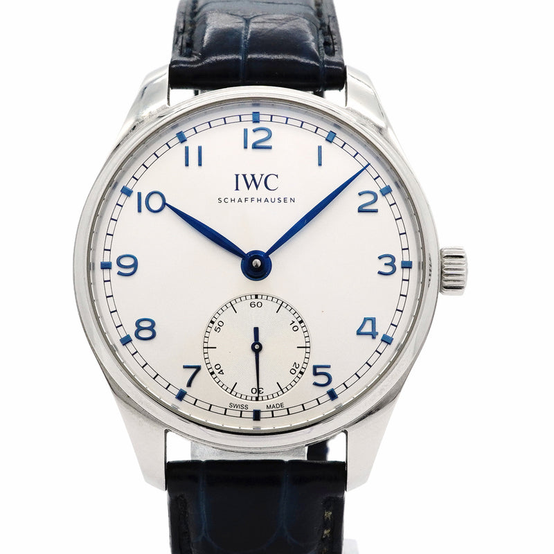 【6wid0269】IWC アイダブリューシー シャフハウゼン ポルトギーゼ オートマティック 40 IW358304 シルバー文字盤【中古】腕時計 メンズ