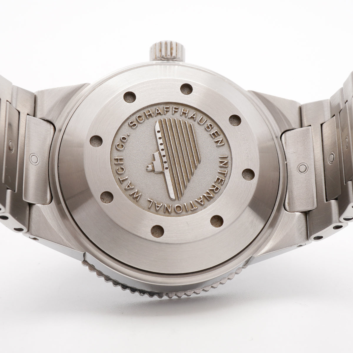 【6wid0281】IWC アイダブリューシー シャフハウゼン GST アクアタイマー IW353602 黒文字盤【中古】腕時計 メンズ