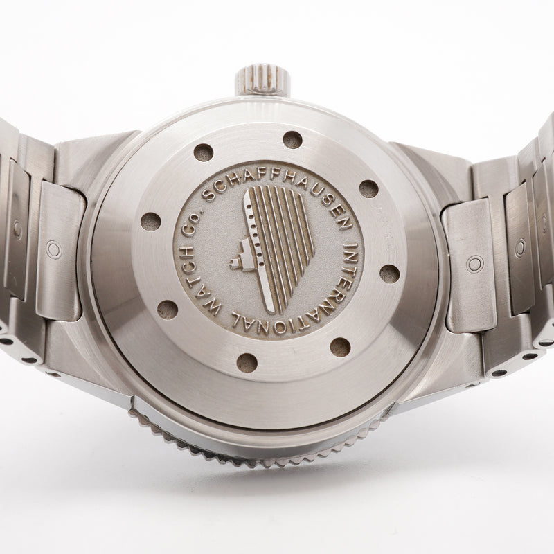 【6wid0281】IWC アイダブリューシー シャフハウゼン GST アクアタイマー IW353602 黒文字盤【中古】腕時計 メンズ
