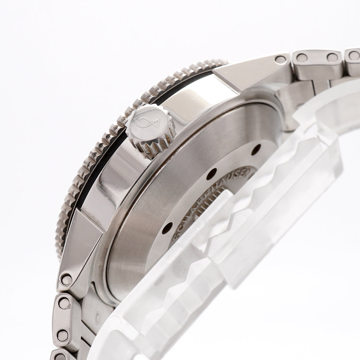 【6wid0281】IWC アイダブリューシー シャフハウゼン GST アクアタイマー IW353602 黒文字盤【中古】腕時計 メンズ
