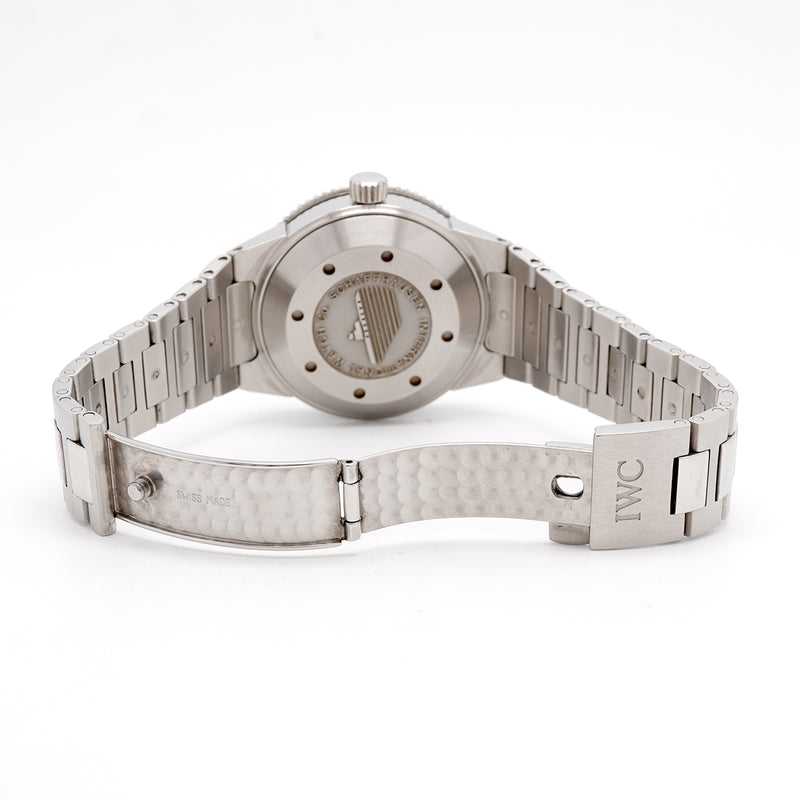 【6wid0281】IWC アイダブリューシー シャフハウゼン GST アクアタイマー IW353602 黒文字盤【中古】腕時計 メンズ