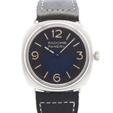 【6wid0284】オフィチーネ・パネライ ラジオミール トレ ジョルニ PAM01335 ネイビー文字盤【中古】腕時計 メンズ