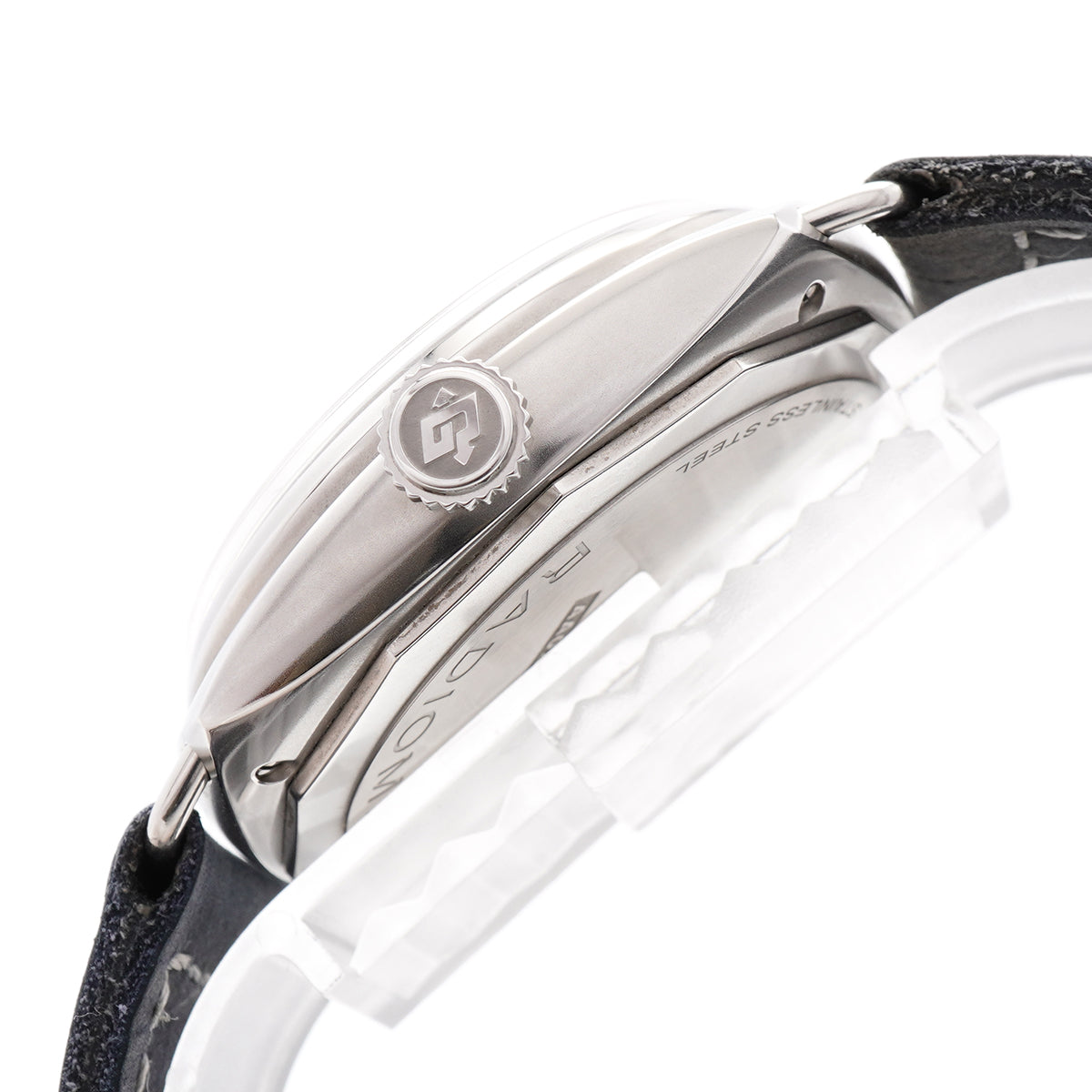 【6wid0284】オフィチーネ・パネライ ラジオミール トレ ジョルニ PAM01335 ネイビー文字盤【中古】腕時計 メンズ