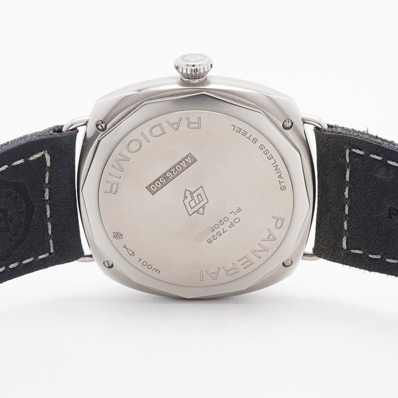 【6wid0284】オフィチーネ・パネライ ラジオミール トレ ジョルニ PAM01335 ネイビー文字盤【中古】腕時計 メンズ