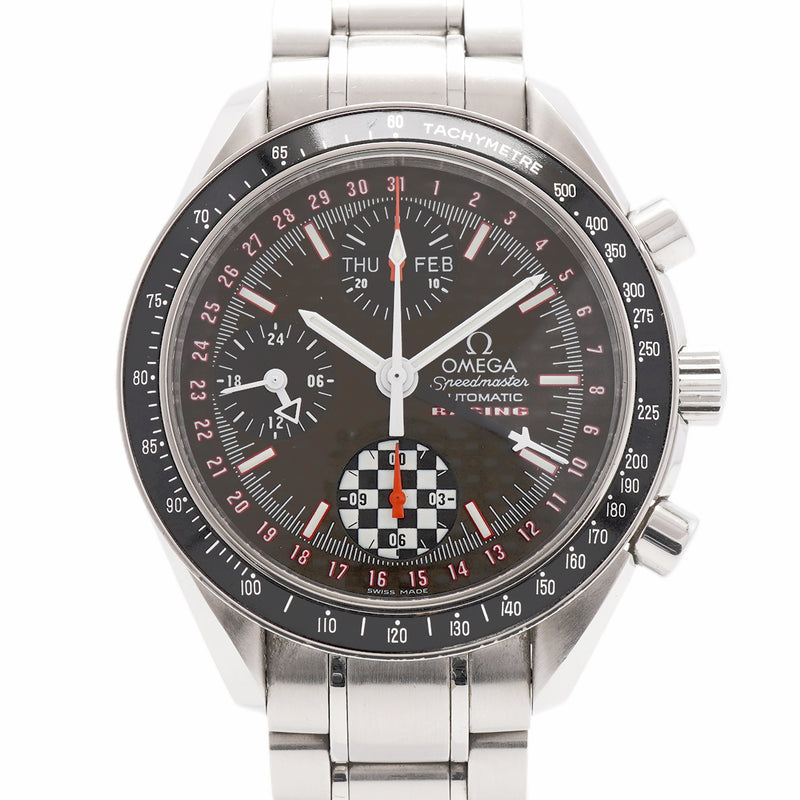 【6wid0286】オメガ スピードマスター レーシング シューマッハ 3529.50 黒文字盤【中古】腕時計 メンズ