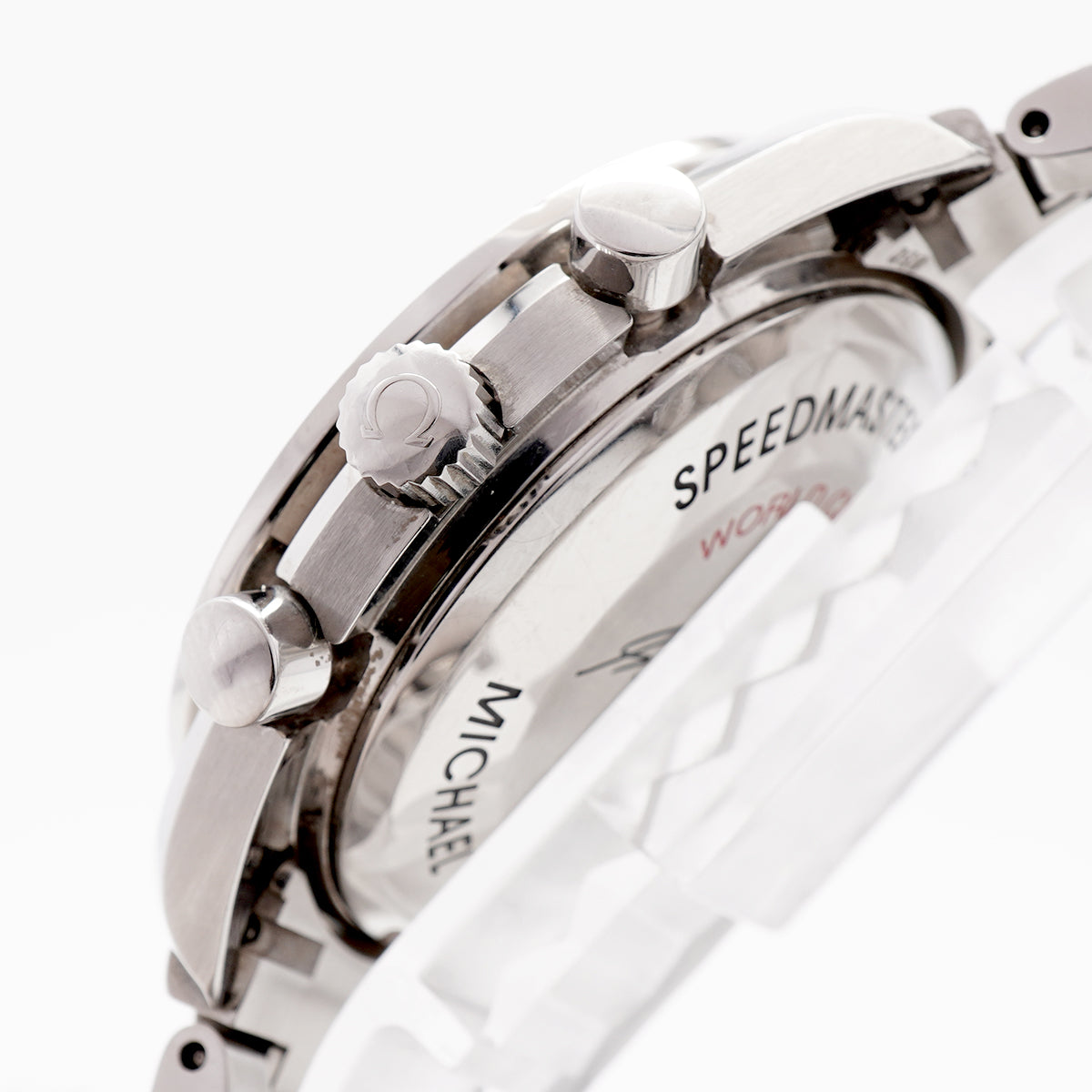 【6wid0286】オメガ スピードマスター レーシング シューマッハ 3529.50 黒文字盤【中古】腕時計 メンズ