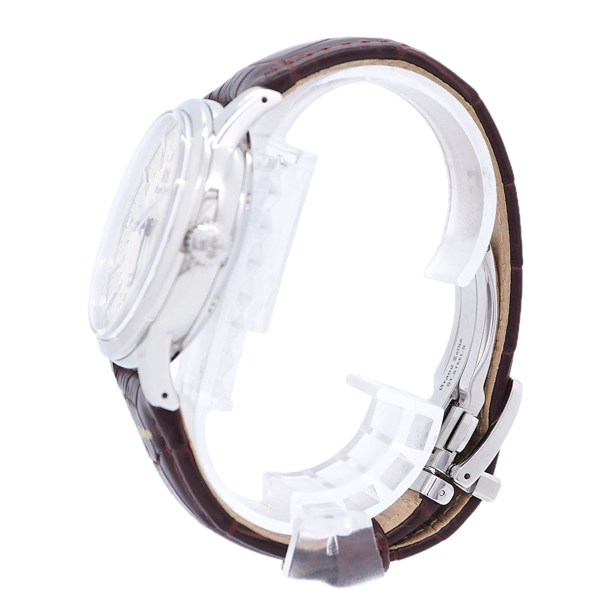 【6wid0289】セイコー グランドセイコー エレガンスコレクション GMT SBGM221/9S66-00A0 ベージュ文字盤【中古】腕時計 メンズ