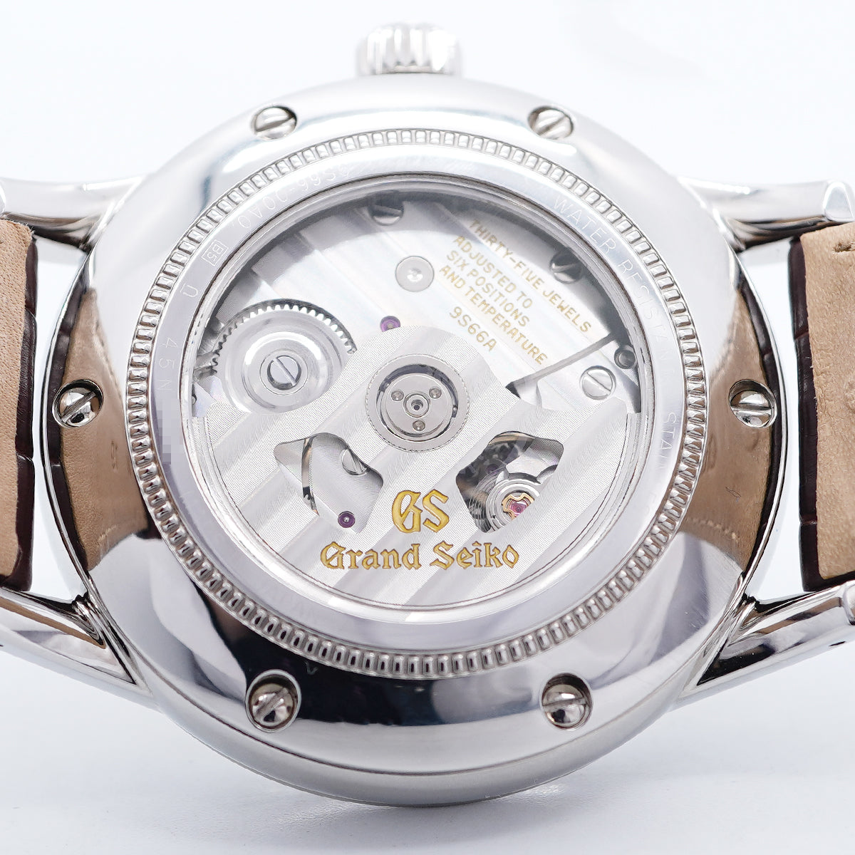 【6wid0289】セイコー グランドセイコー エレガンスコレクション GMT SBGM221/9S66-00A0 ベージュ文字盤【中古】腕時計 メンズ