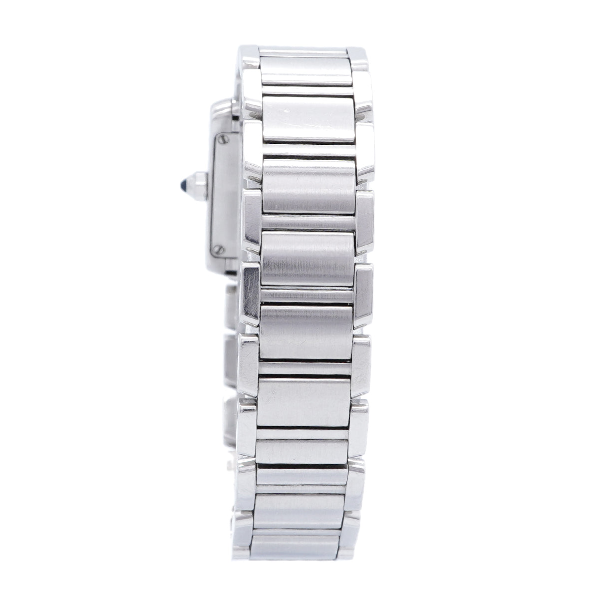 【6wid0296】カルティエ タンクフランセーズ SM W51008Q3 アイボリー文字盤【中古】腕時計 レディース