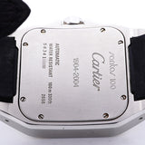 【6wid0308】カルティエ サントス100 LM W20072X7 シルバー文字盤【中古】腕時計 メンズ