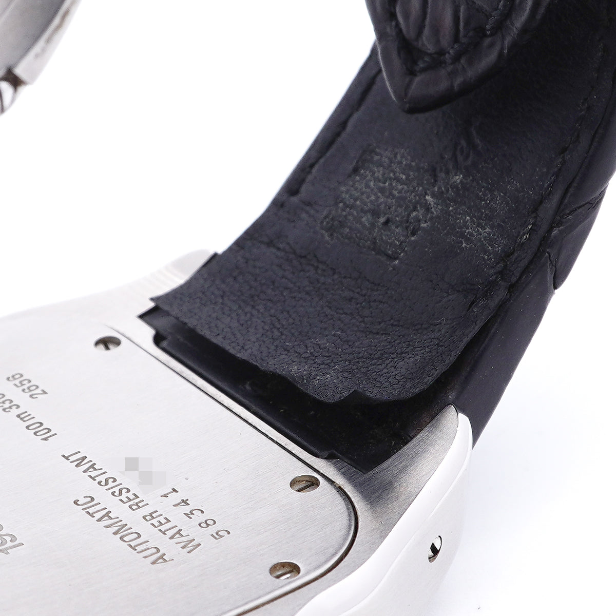 【6wid0308】カルティエ サントス100 LM W20072X7 シルバー文字盤【中古】腕時計 メンズ