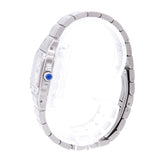【6wid0309】カルティエ サントスガルベ SM W20056D6 シルバー文字盤【中古】腕時計 レディース