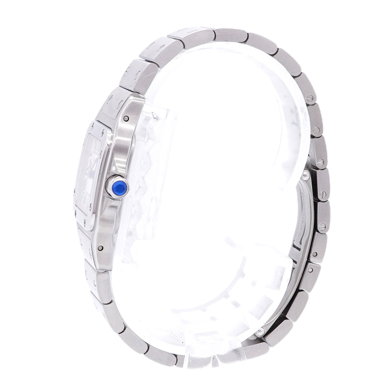 【6wid0309】カルティエ サントスガルベ SM W20056D6 シルバー文字盤【中古】腕時計 レディース