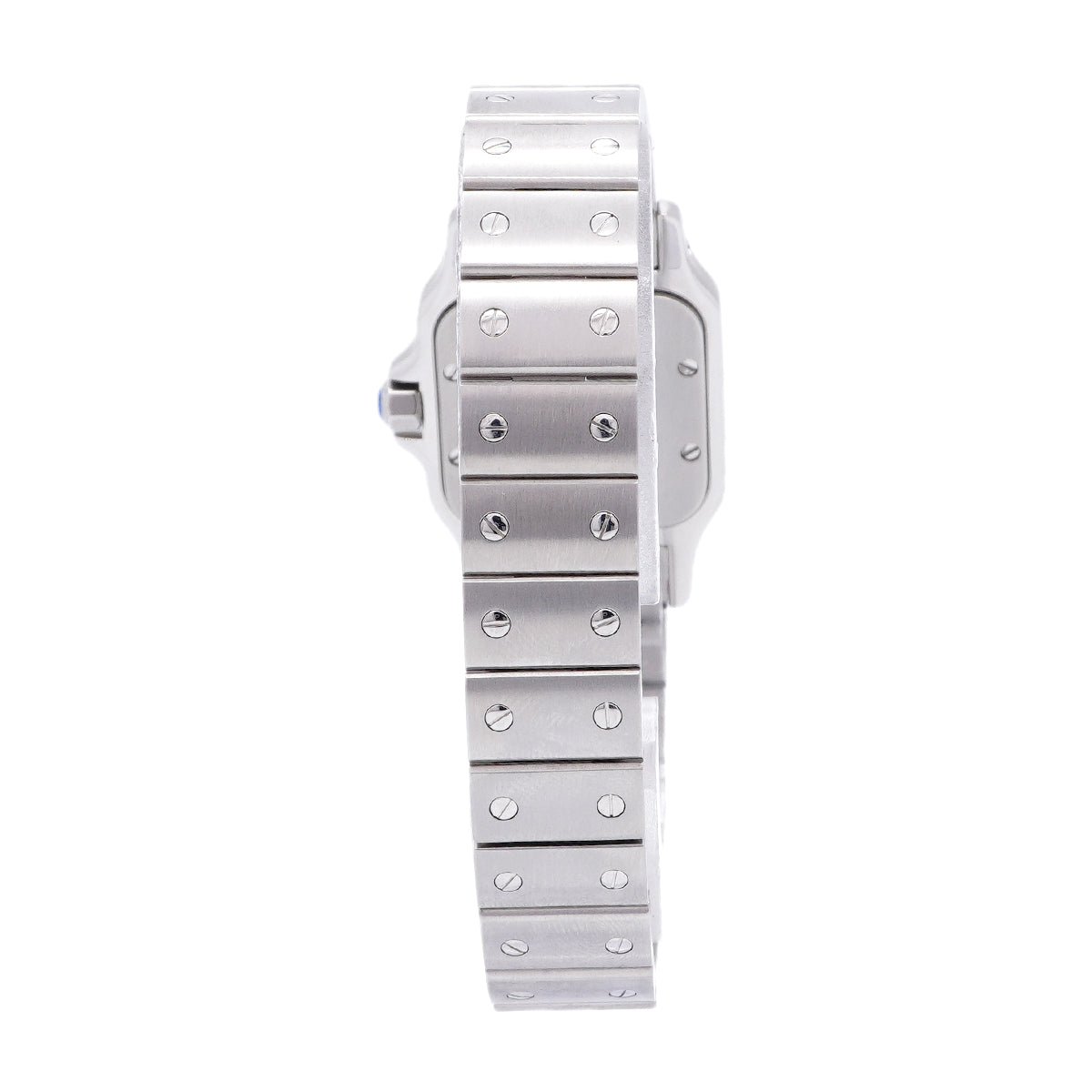 【6wid0309】カルティエ サントスガルベ SM W20056D6 シルバー文字盤【中古】腕時計 レディース