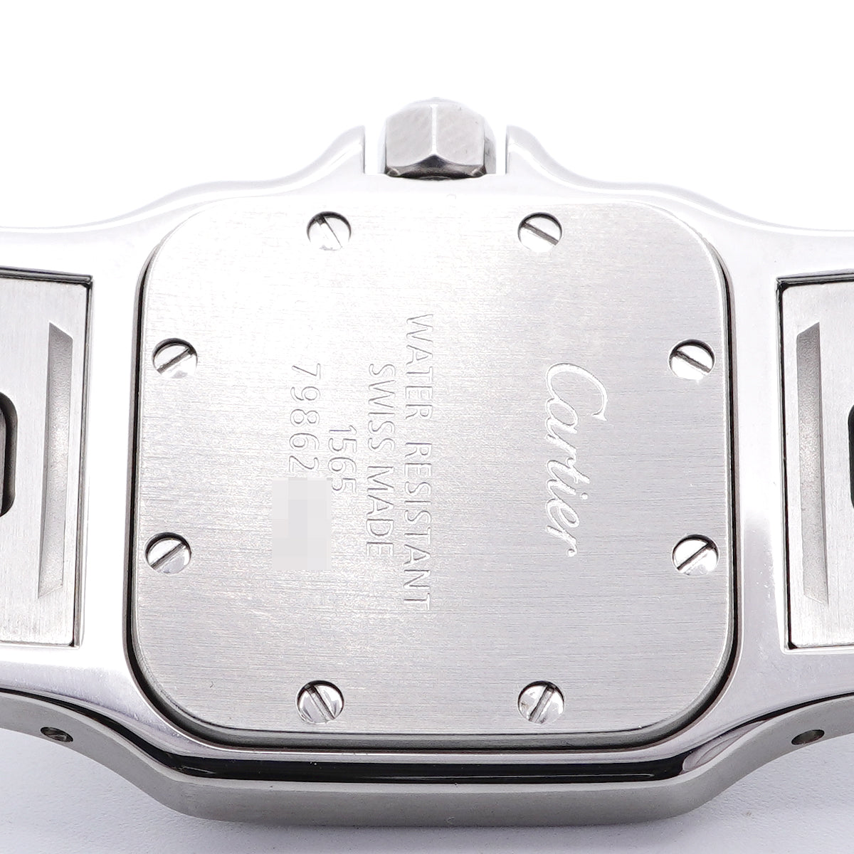 【6wid0309】カルティエ サントスガルベ SM W20056D6 シルバー文字盤【中古】腕時計 レディース