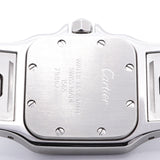 【6wid0309】カルティエ サントスガルベ SM W20056D6 シルバー文字盤【中古】腕時計 レディース