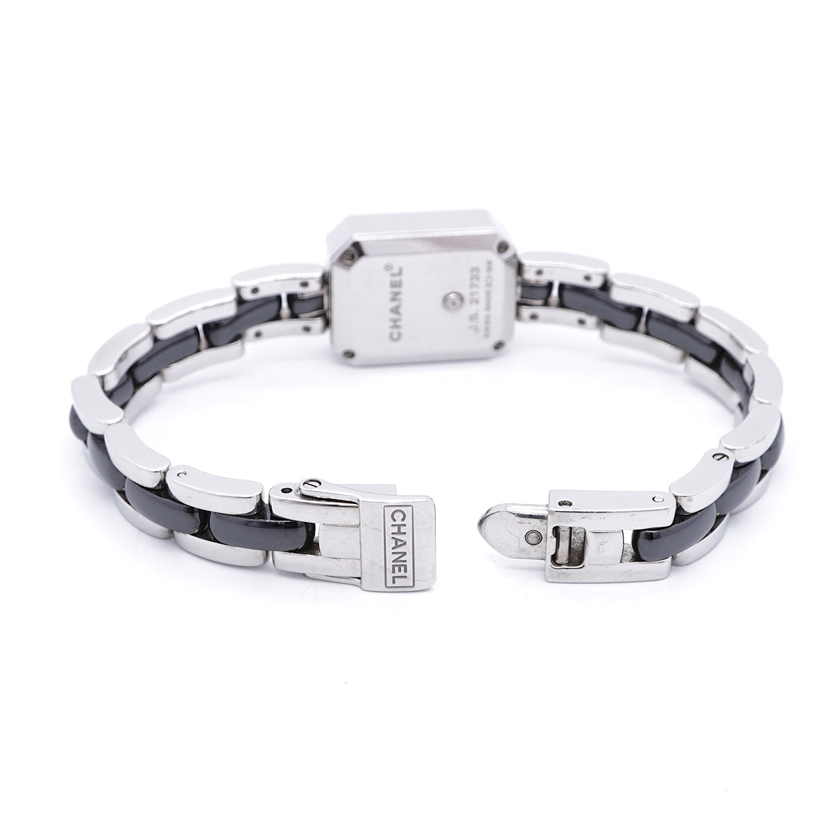 【6wid0312】シャネル プルミエール H2163 黒文字盤【中古】腕時計 レディース