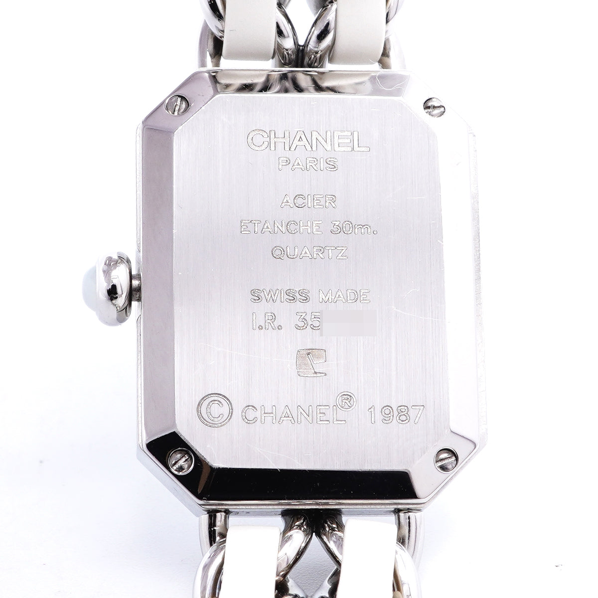 【6wid0313】シャネル プルミエール M H1639 白文字盤【中古】腕時計 レディース
