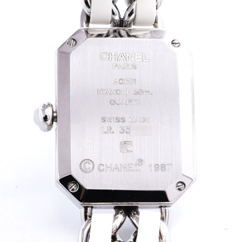 【6wid0313】シャネル プルミエール M H1639 白文字盤【中古】腕時計 レディース