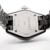 【6wka0002】シャネル J12 インテンスブラック H4196 黒文字盤【中古】腕時計 レディース