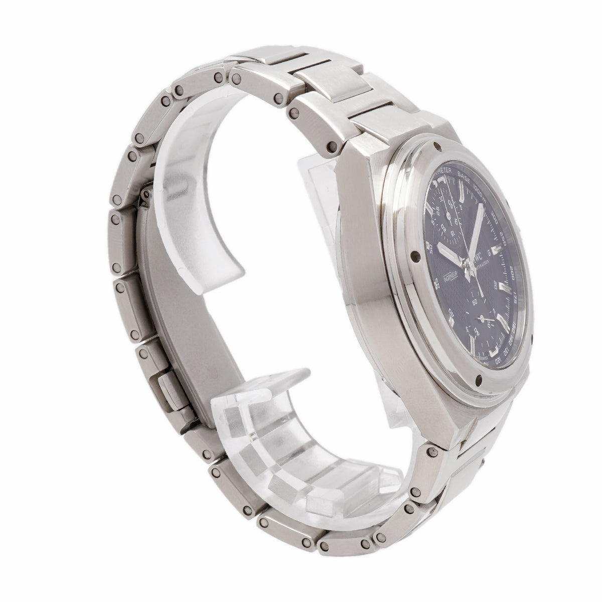 【6wka0014】IWC アイダブリューシー シャフハウゼン インヂュニア クロノグラフ IW372501 黒文字盤【中古】腕時計 メンズ