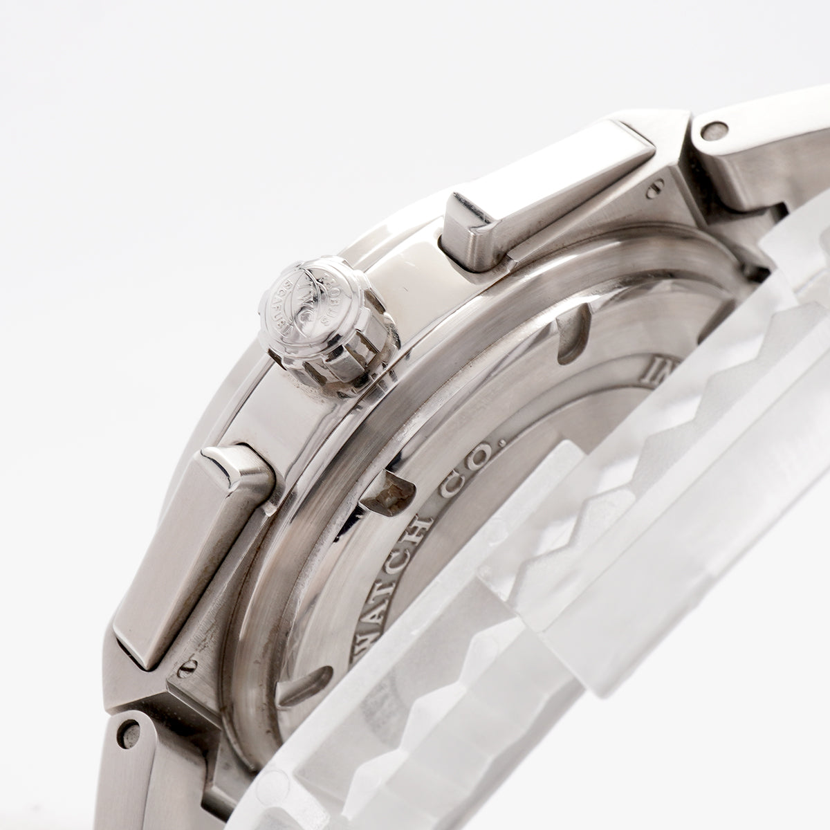 【6wka0014】IWC アイダブリューシー シャフハウゼン インヂュニア クロノグラフ IW372501 黒文字盤【中古】腕時計 メンズ