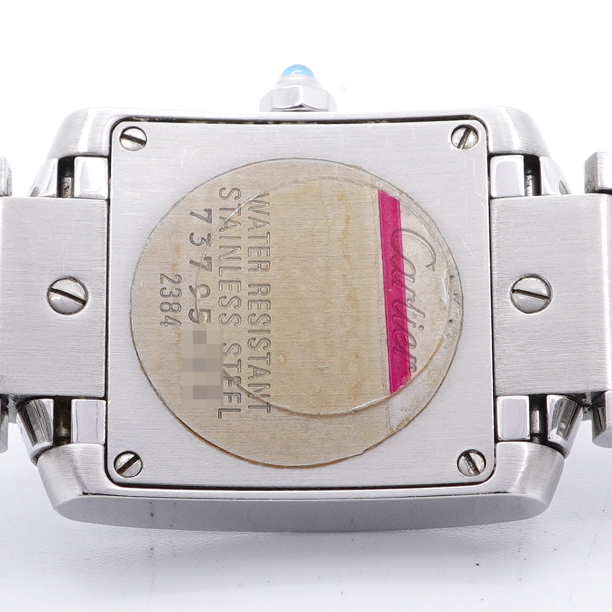 【6wka0016】カルティエ タンクフランセーズ SM W51008Q3 アイボリー文字盤【中古】腕時計 レディース