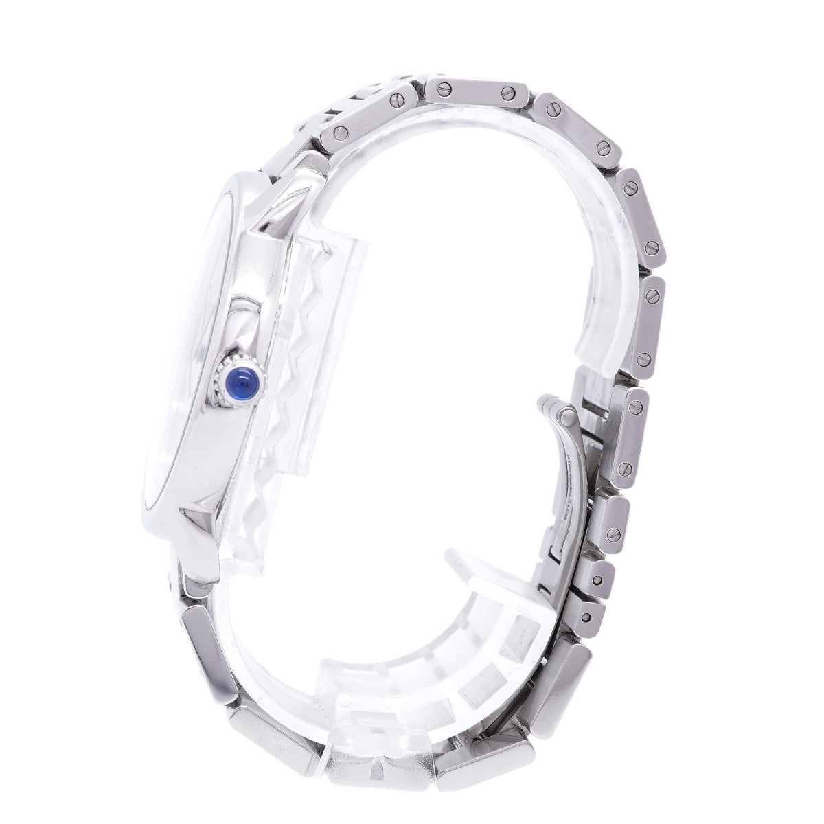 【6wka0018】カルティエ ロンドンソロ XL W6701011 シルバー文字盤【中古】腕時計 メンズ