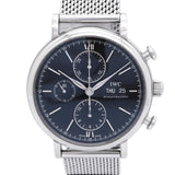【6wka0021】IWC アイダブリューシー シャフハウゼン ポートフィノ クロノグラフ IW391010 黒文字盤【中古】腕時計 メンズ