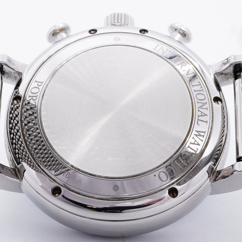 【6wka0021】IWC アイダブリューシー シャフハウゼン ポートフィノ クロノグラフ IW391010 黒文字盤【中古】腕時計 メンズ