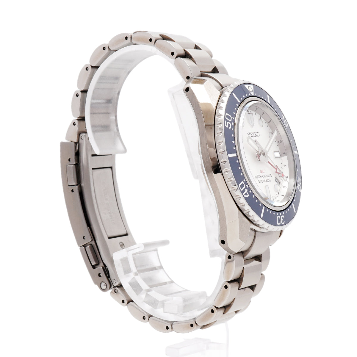 【6wka0028】セイコー プロスペックス ダイバースキューバ GMT SBEJ029/6R54-00P0 シルバー文字盤【中古】腕時計 メンズ