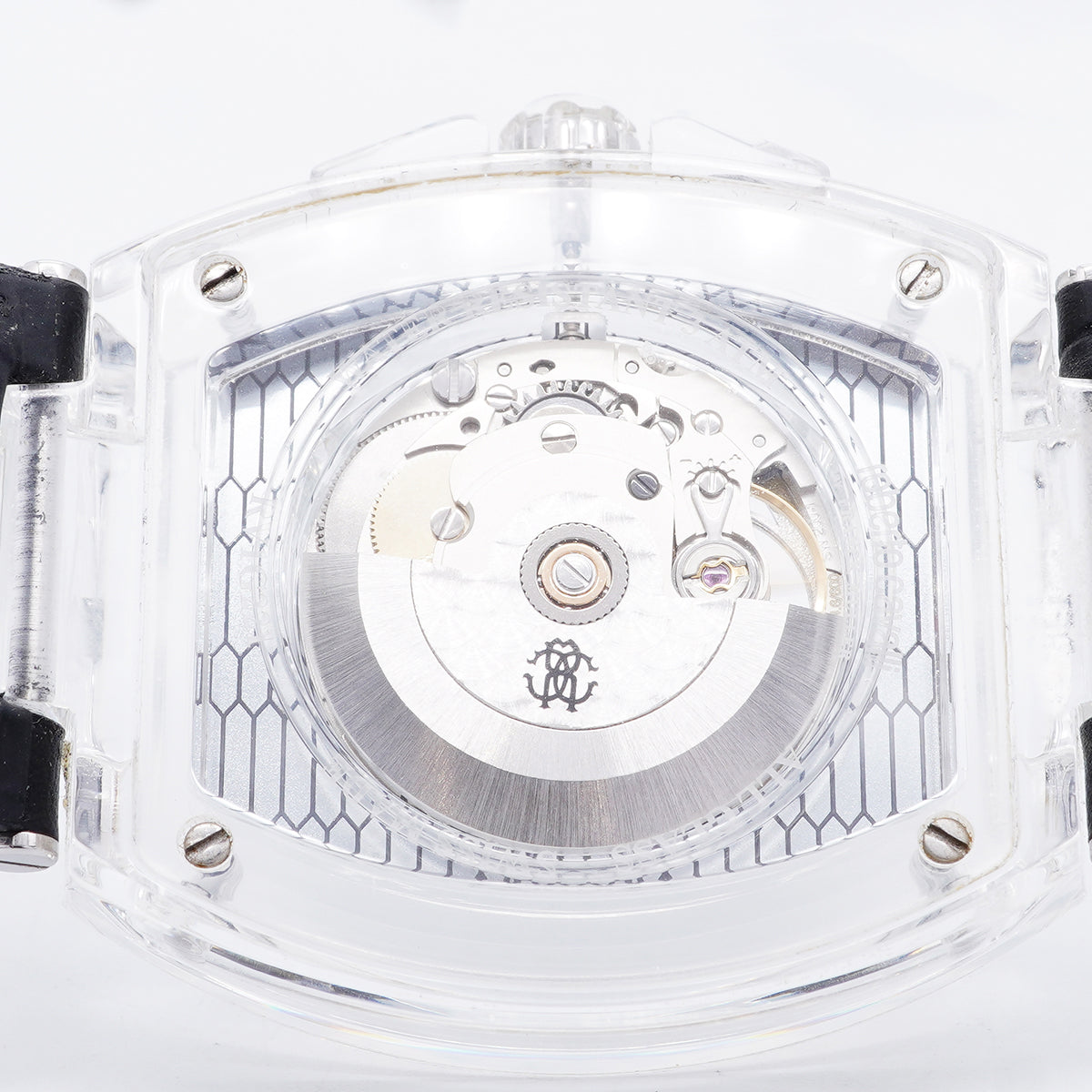 【6wka0060】ロベルト・カヴァリ バイ フランク・ミュラー RV1G221L0011 スケルトン文字盤【中古】腕時計 メンズ