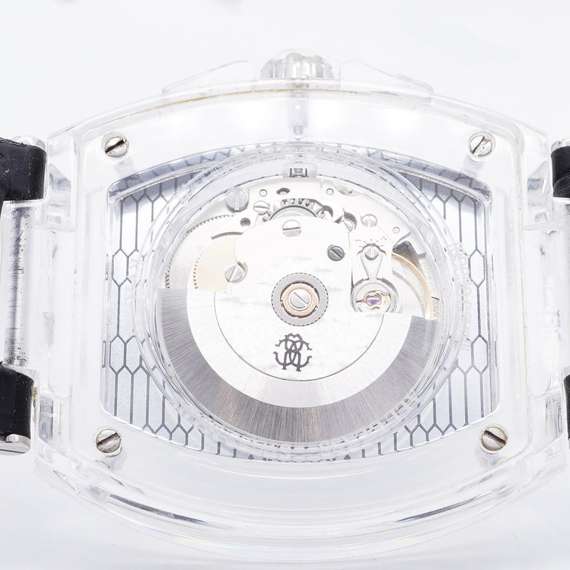 【6wka0060】ロベルト・カヴァリ バイ フランク・ミュラー RV1G221L0011 スケルトン文字盤【中古】腕時計 メンズ