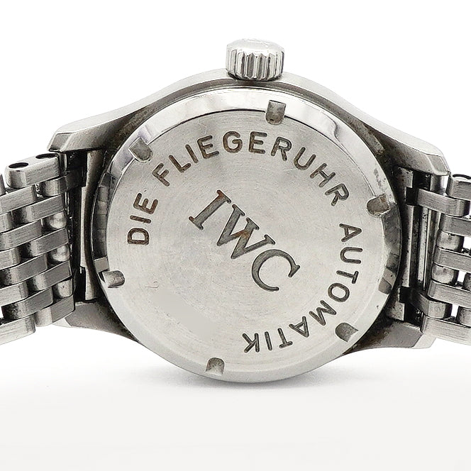 【6wkb0089】IWC アイダブリューシー シャフハウゼン マークXII IW442102 黒文字盤【中古】腕時計 レディース