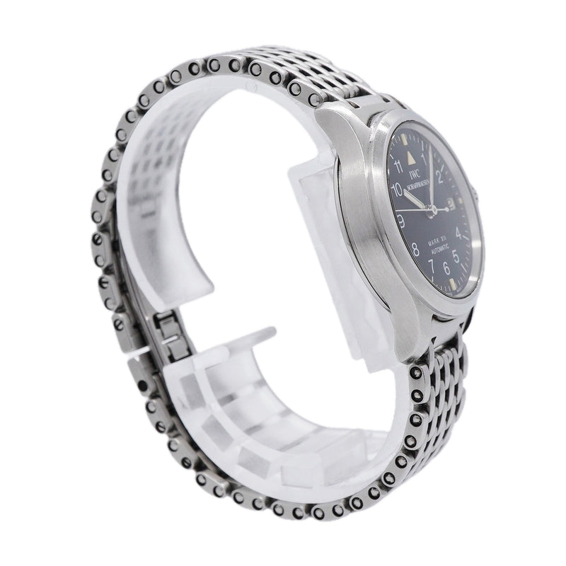 【6wkb0089】IWC アイダブリューシー シャフハウゼン マークXII IW442102 黒文字盤【中古】腕時計 レディース