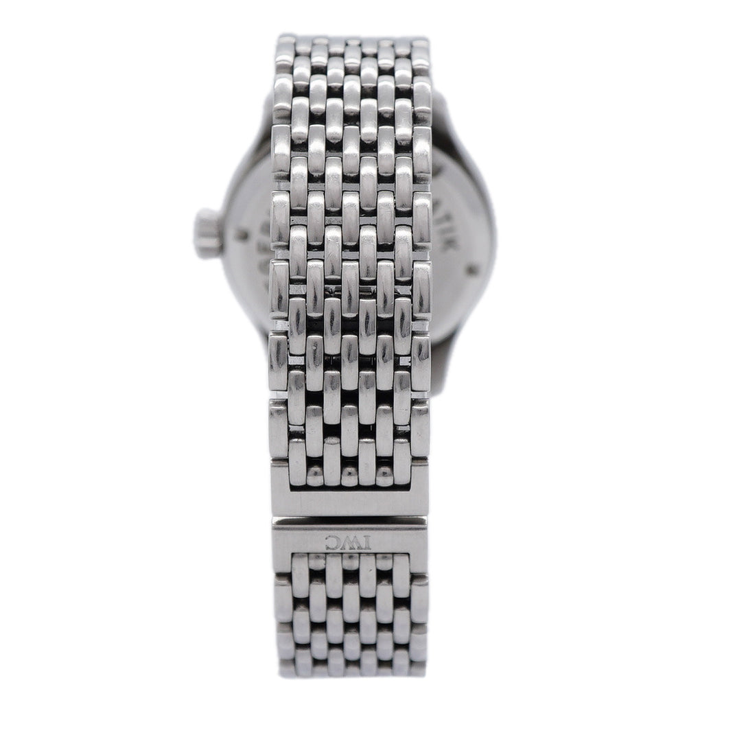 【6wkb0089】IWC アイダブリューシー シャフハウゼン マークXII IW442102 黒文字盤【中古】腕時計 レディース