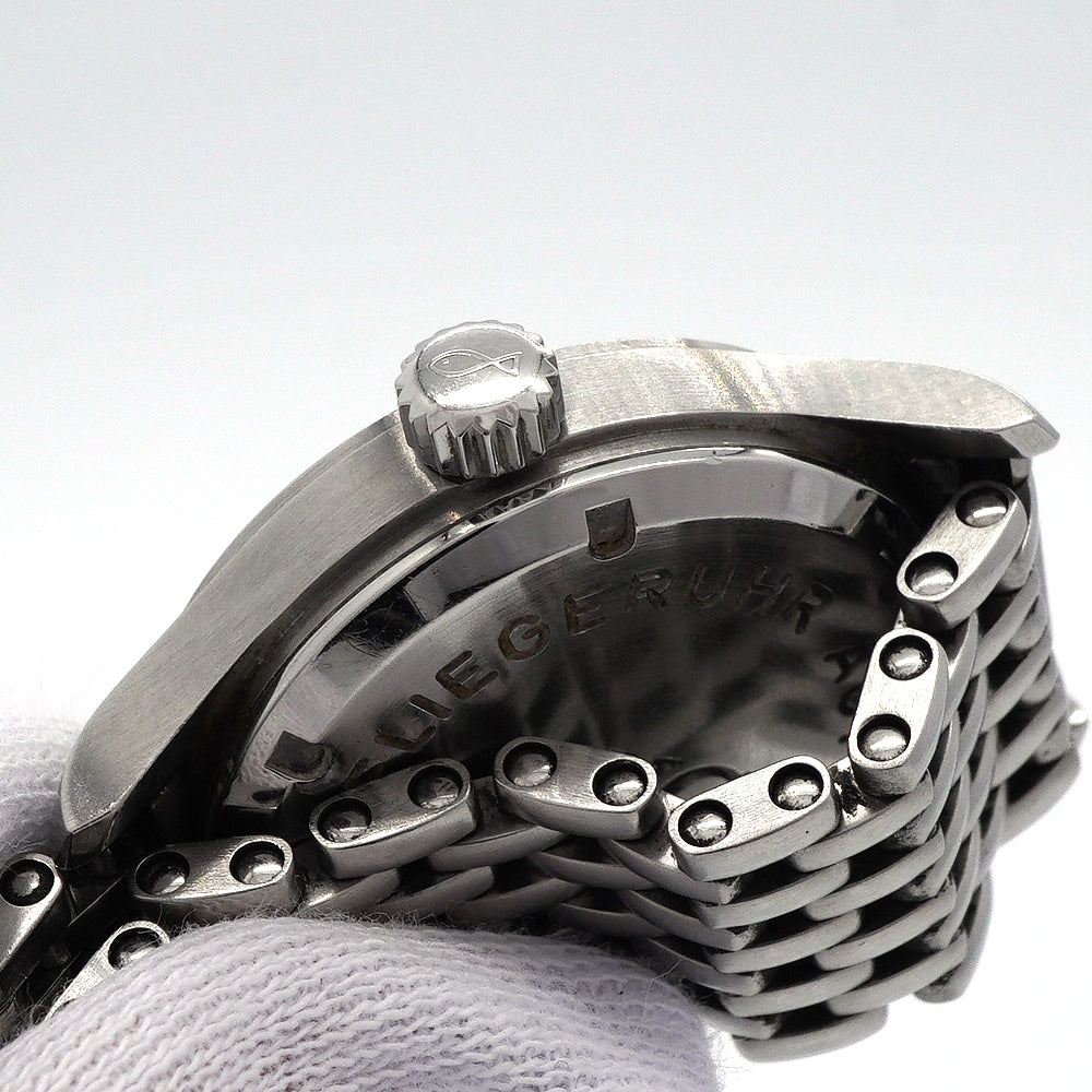【6wkb0089】IWC アイダブリューシー シャフハウゼン マークXII IW442102 黒文字盤【中古】腕時計 レディース