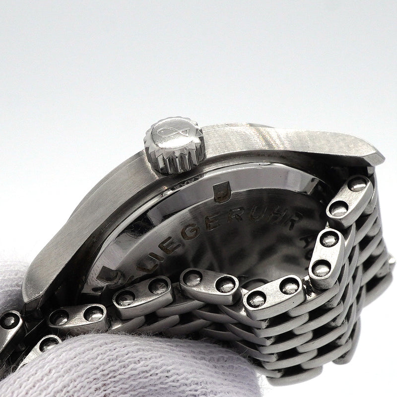 【6wkb0089】IWC アイダブリューシー シャフハウゼン マークXII IW442102 黒文字盤【中古】腕時計 レディース