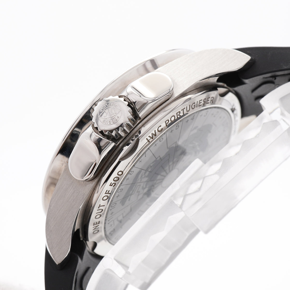 【6wkb0099】IWC アイダブリューシー シャフハウゼン ポルトギーゼ ヨットクラブ ワールドタイマー IW326602 グレー文字盤【中古】腕時計 メンズ