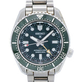 【6wkb0116】セイコー プロスペックス ダイバーズ 1968 ヘリテージ GMT SBEJ009/6R54-00D0 グリーン文字盤【中古】腕時計 メンズ