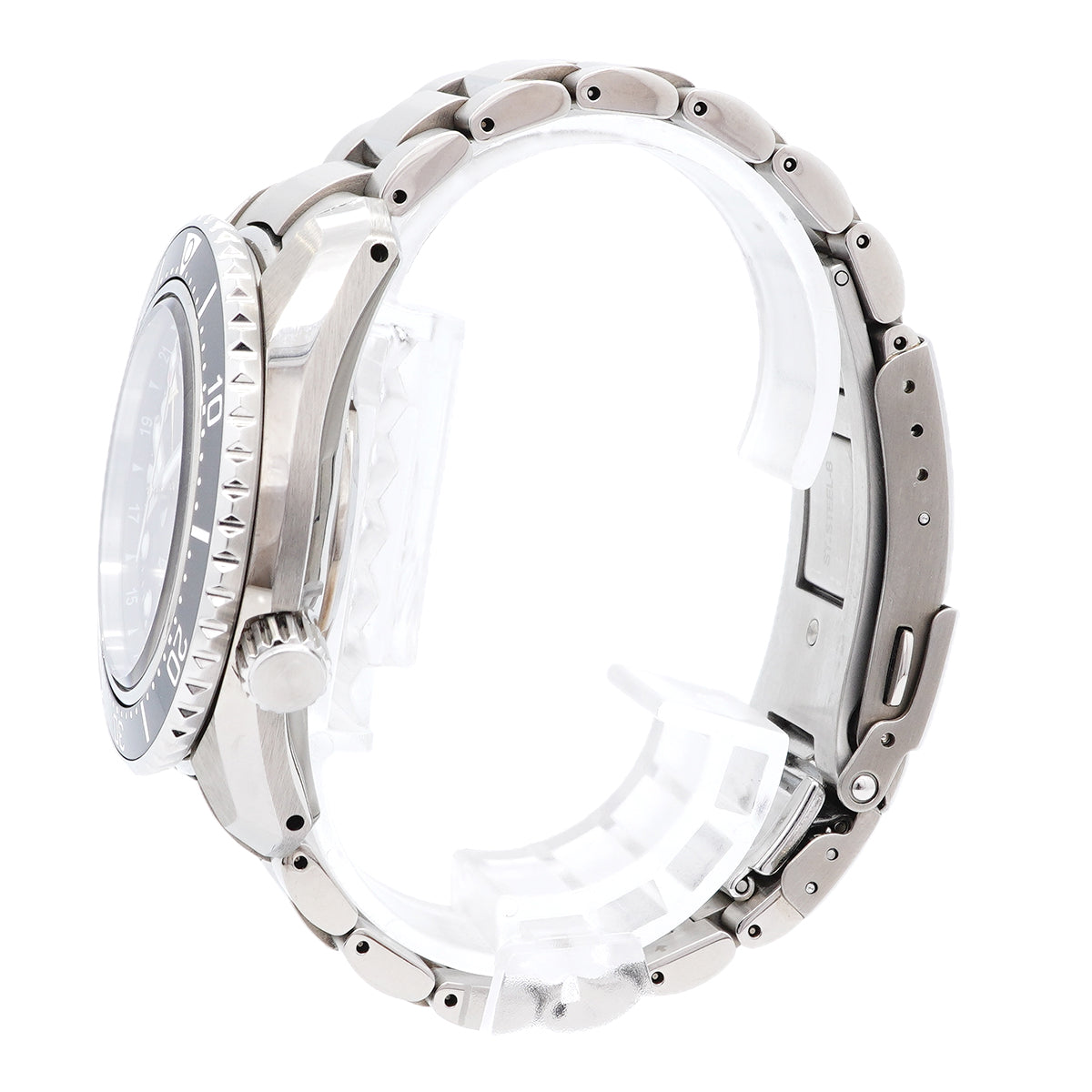 【6wkc0152】セイコー プロスペックス ダイバースキューバ GMT SBEJ011/6R54-00D0 黒文字盤【中古】腕時計 メンズ