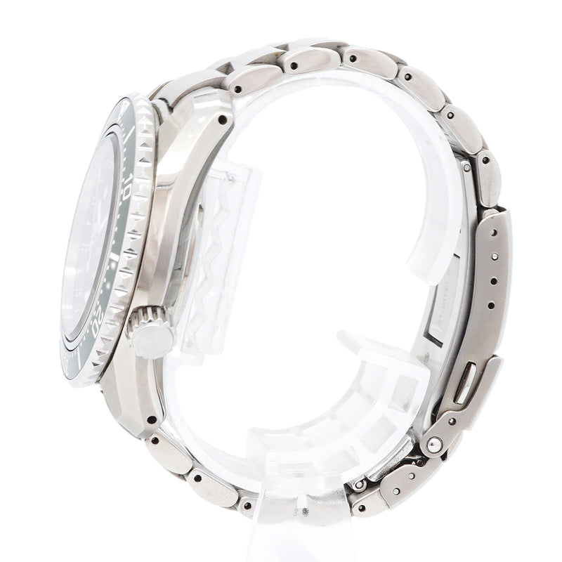 【6wkc0154】セイコー プロスペックス ダイバースキューバ GMT SBEJ009/6R54-00D0 グリーン文字盤【中古】腕時計 メンズ